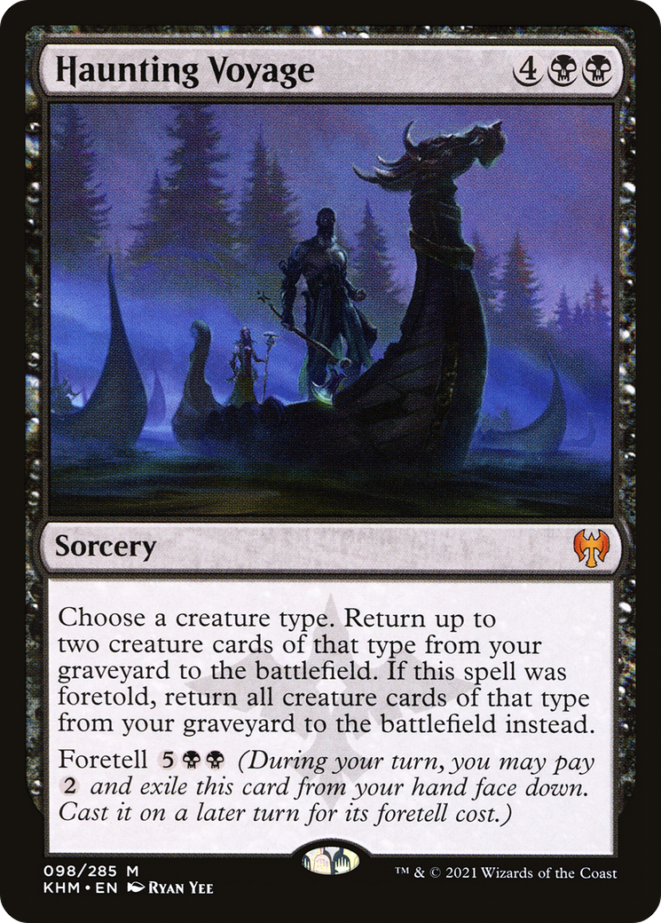Haunting Voyage (KHM-098) - Kaldheim Foil - Premium MTG Single from Wizards of the Coast - Just $3.34! Shop now at Game Crave Tournament Store