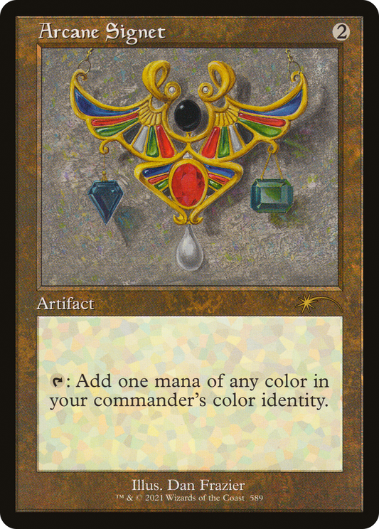Arcane Signet (SLD-589) - Secret Lair Drop Foil - Premium MTG Single from Wizards of the Coast - Just $12.30! Shop now at Game Crave Tournament Store