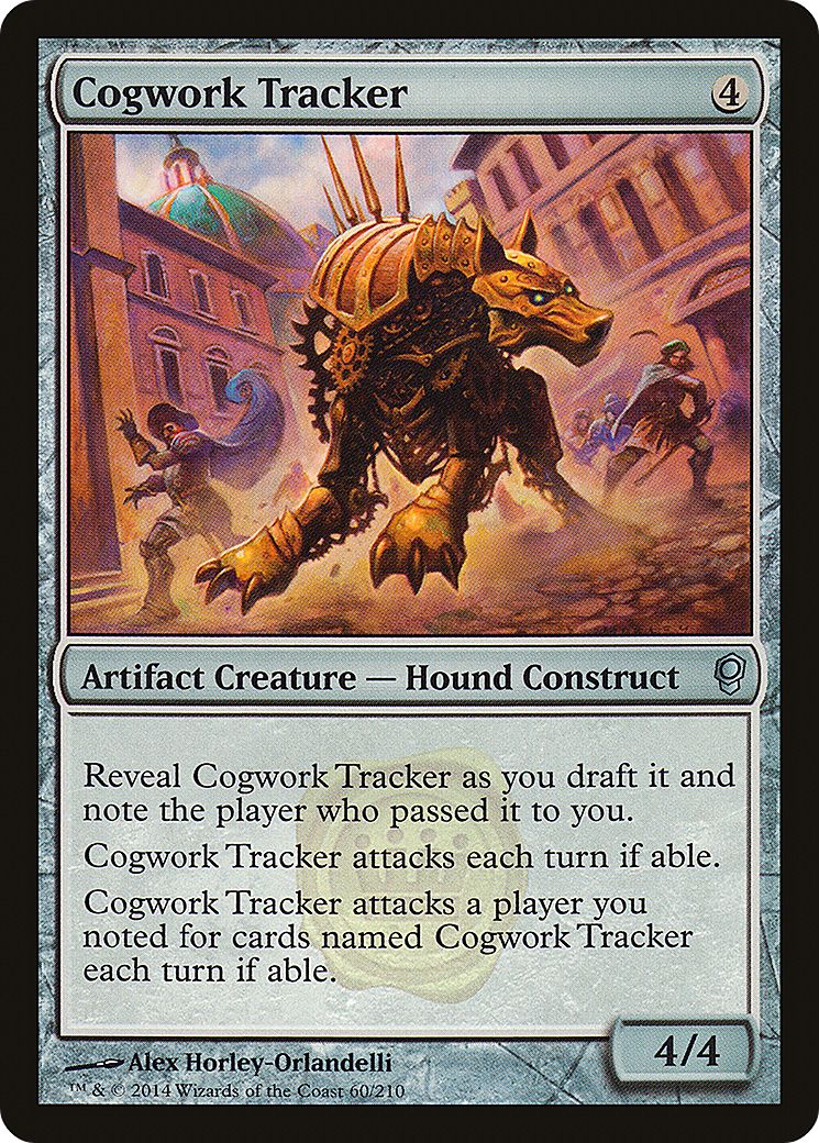 Cogwork Tracker (CNS-060) - Conspiracy Foil - Premium MTG Single from Wizards of the Coast - Just $0.08! Shop now at Game Crave Tournament Store