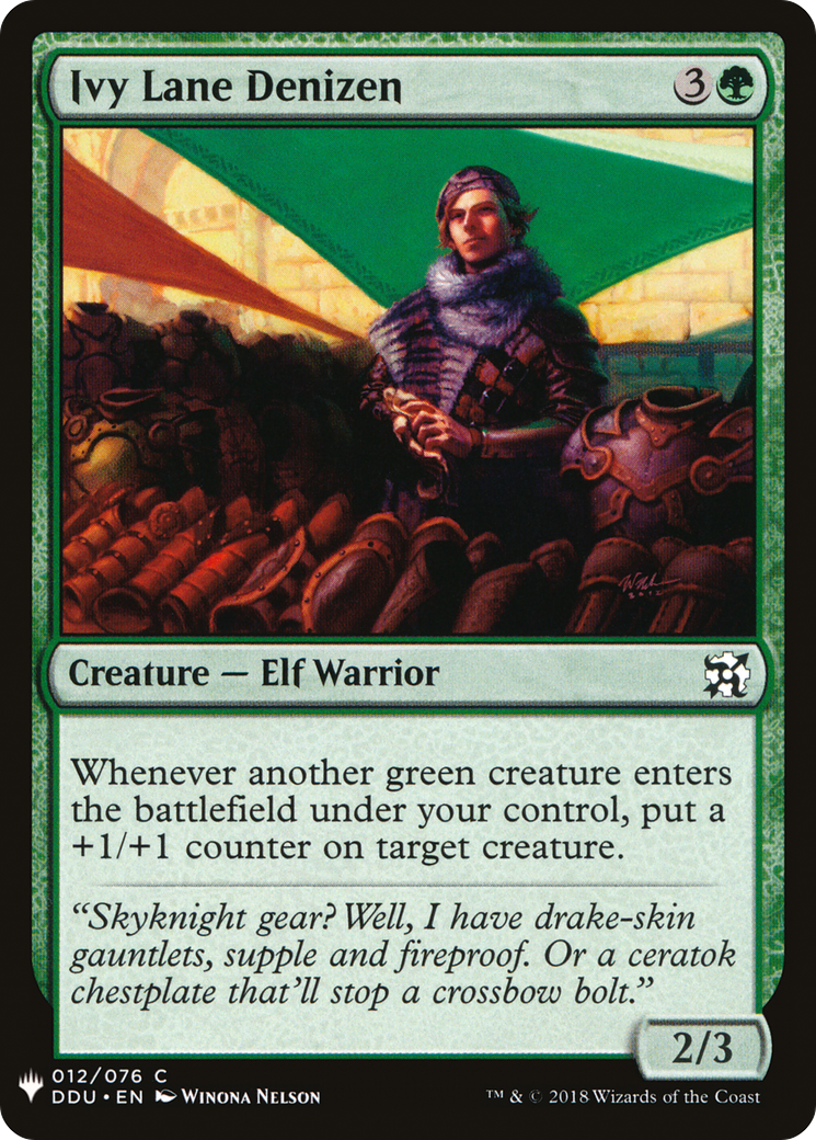 Ivy Lane Denizen (MB1-1244) - Mystery Booster - Premium MTG Single from Wizards of the Coast - Just $0.08! Shop now at Game Crave Tournament Store