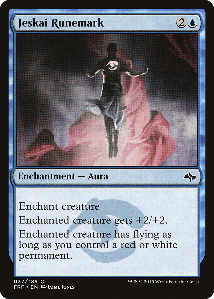 Jeskai Runemark (FRF-037) - Fate Reforged Foil - Premium MTG Single from Wizards of the Coast - Just $0.08! Shop now at Game Crave Tournament Store