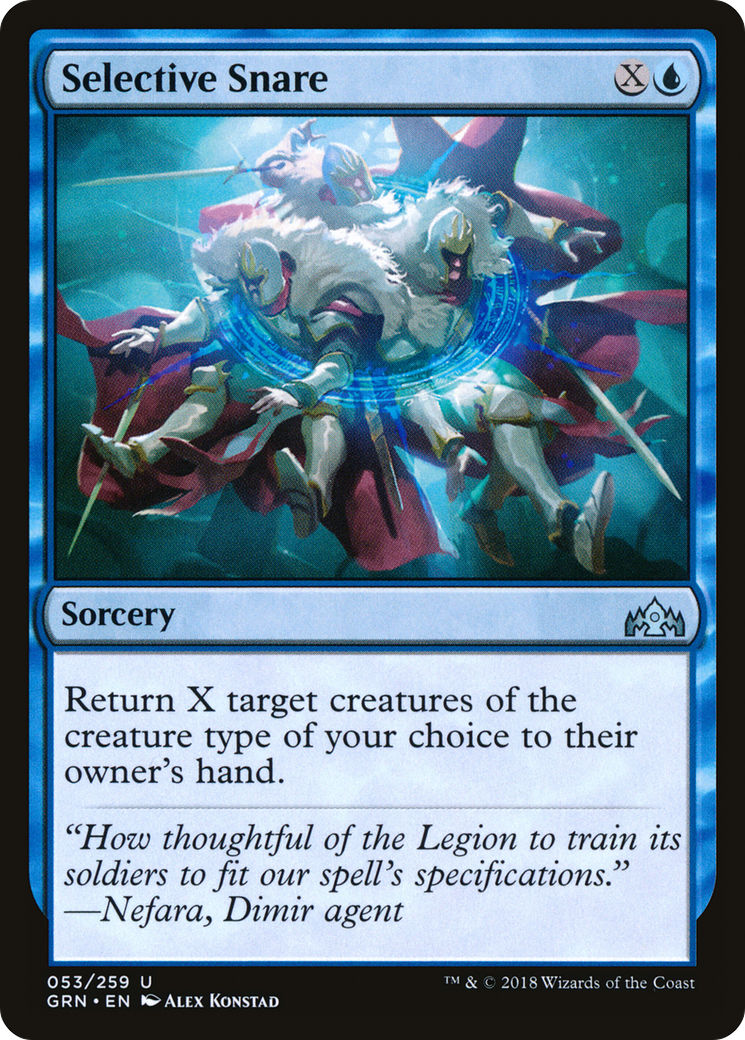 Selective Snare (GRN-053) - Guilds of Ravnica Foil - Premium MTG Single from Wizards of the Coast - Just $0.08! Shop now at Game Crave Tournament Store