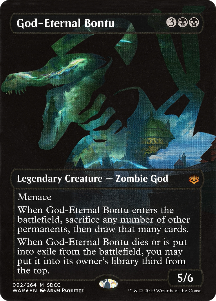 God-Eternal Bontu (PS19-092) - San Diego Comic-Con 2019 - Premium MTG Single from Wizards of the Coast - Just $8.37! Shop now at Game Crave Tournament Store