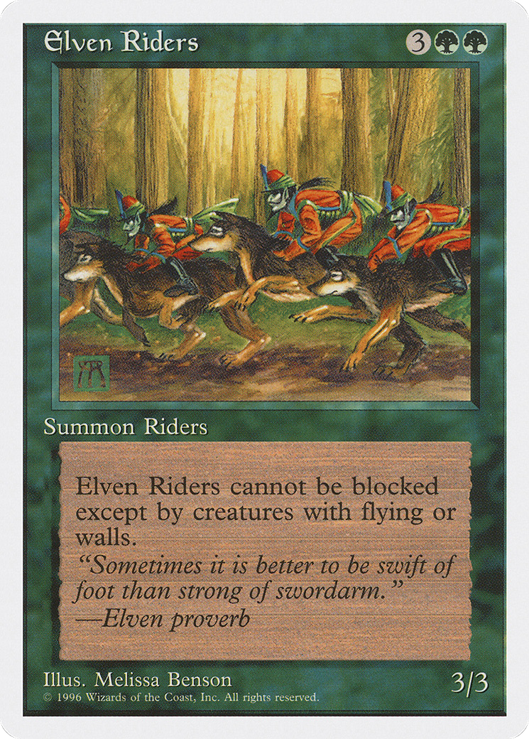 Elven Riders (ITP-040) - Introductory Two-Player Set - Premium MTG Single from Wizards of the Coast - Just $0.48! Shop now at Game Crave Tournament Store