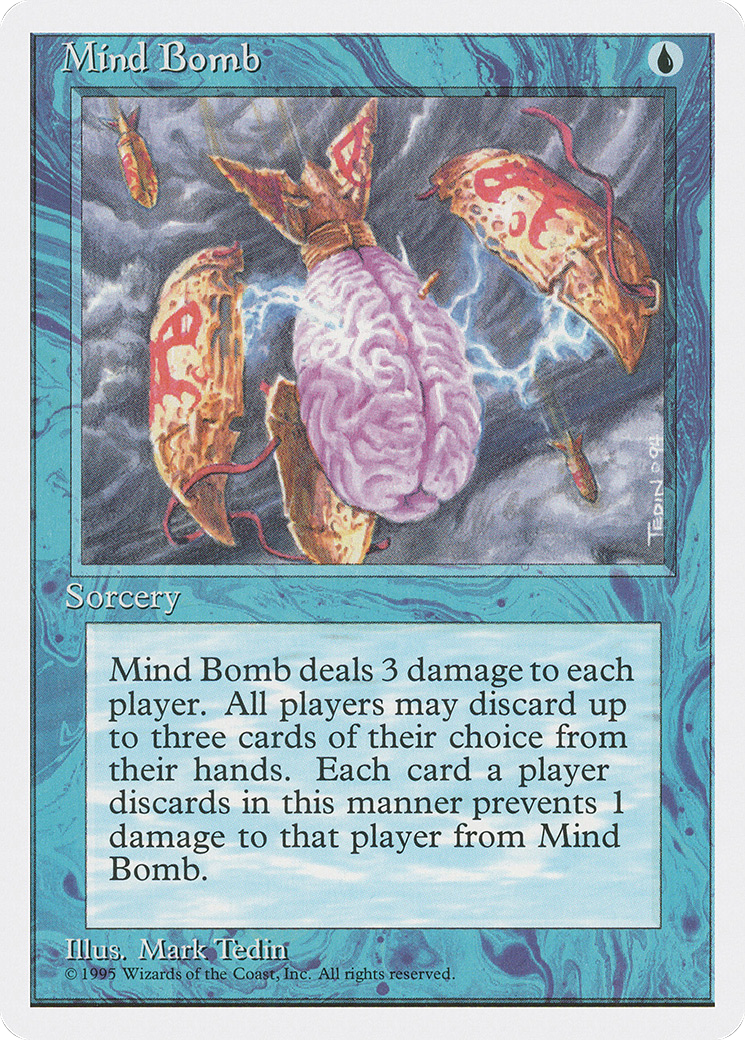 Mind Bomb (4ED-087) - Fourth Edition - Premium MTG Single from Wizards of the Coast - Just $0.08! Shop now at Game Crave Tournament Store