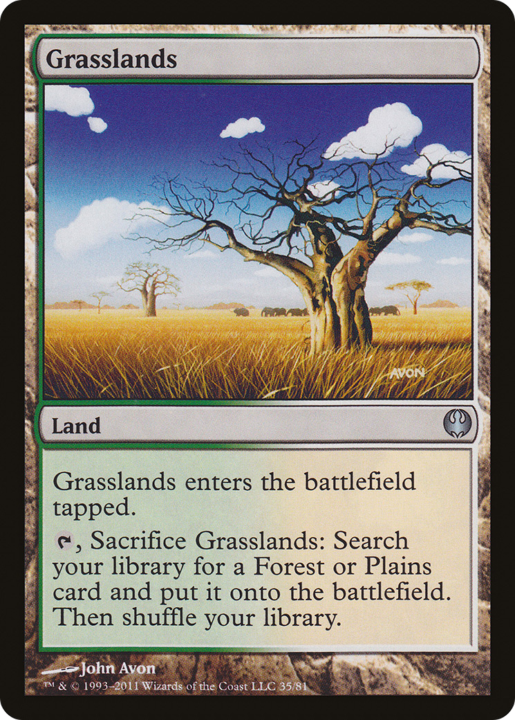 Grasslands (DDG-035) - Duel Decks: Knights vs. Dragons - Premium MTG Single from Wizards of the Coast - Just $0.08! Shop now at Game Crave Tournament Store