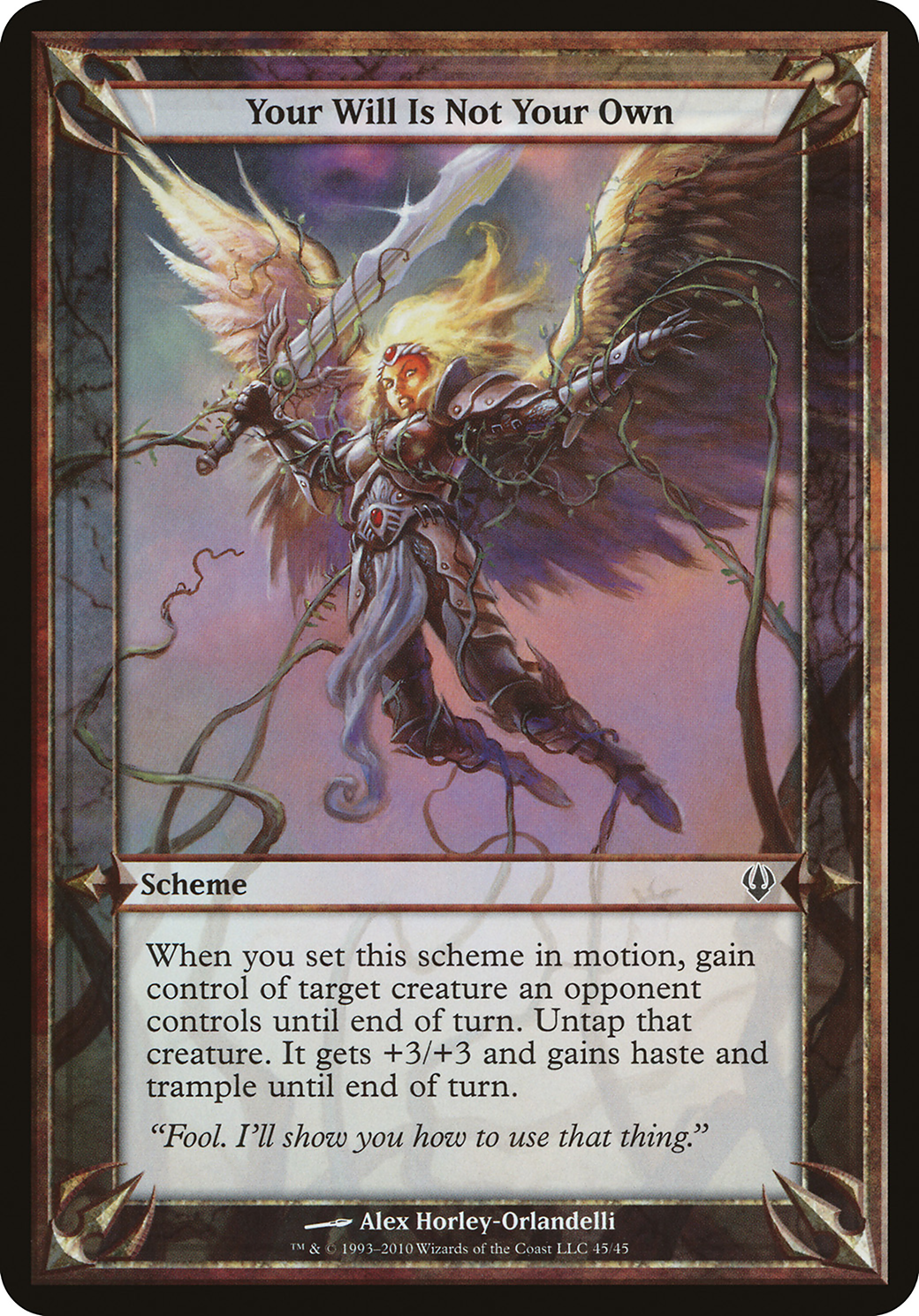 Your Will Is Not Your Own (OARC-45★) - Archenemy Schemes - Premium MTG Single from Wizards of the Coast - Just $1.23! Shop now at Game Crave Tournament Store