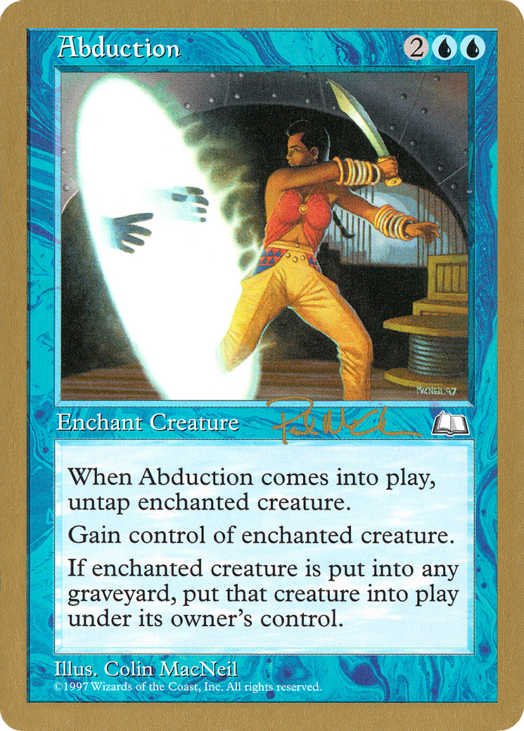 Abduction (WC97-PM30) - World Championship Decks 1997 - Premium MTG Single from Wizards of the Coast - Just $0.70! Shop now at Game Crave Tournament Store