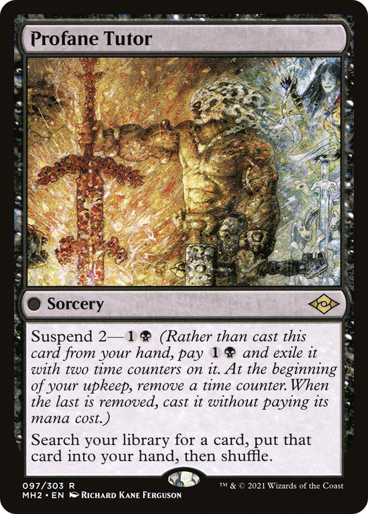 Profane Tutor (MH2-097) - Modern Horizons 2 - Premium MTG Single from Wizards of the Coast - Just $2.23! Shop now at Game Crave Tournament Store