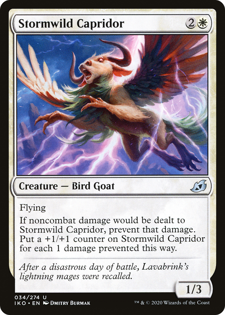 Stormwild Capridor (IKO-034) - Ikoria: Lair of Behemoths - Premium MTG Single from Wizards of the Coast - Just $0.08! Shop now at Game Crave Tournament Store