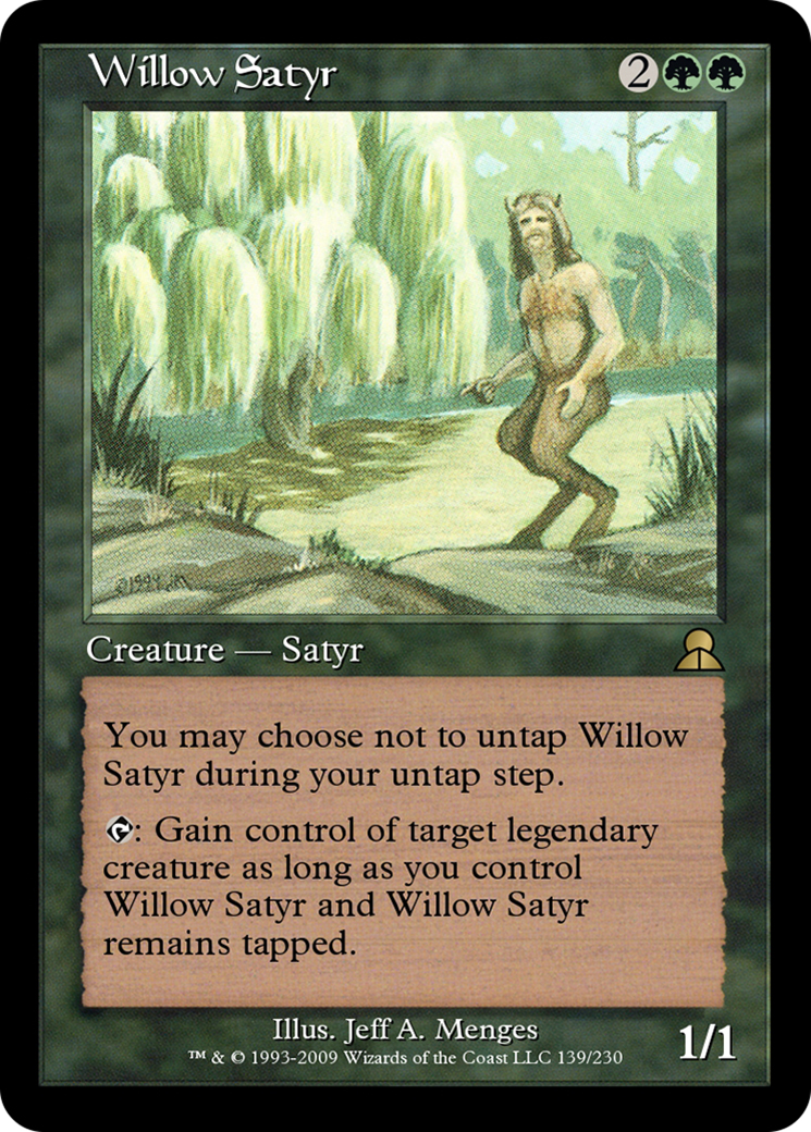 Willow Satyr (ME3-139) - Masters Edition III Foil - Premium MTG Single from Wizards of the Coast - Just $0! Shop now at Game Crave Tournament Store