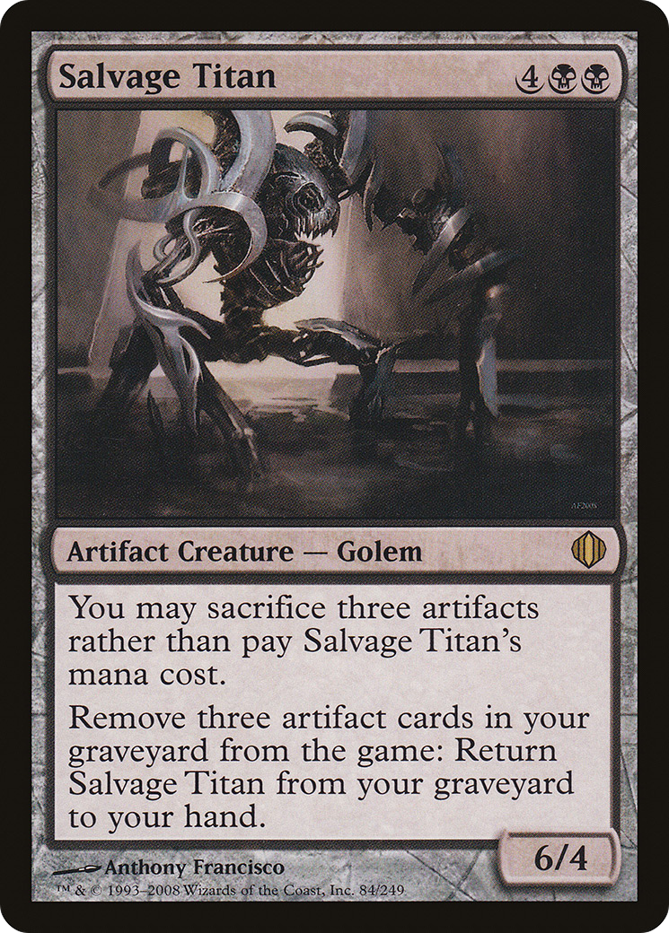 Salvage Titan (ALA-084) - Shards of Alara Foil - Premium MTG Single from Wizards of the Coast - Just $1.34! Shop now at Game Crave Tournament Store
