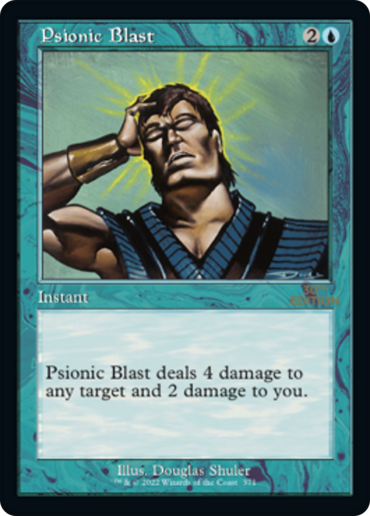 Psionic Blast (30A-371) - 30th Anniversary Edition - Premium MTG Single from Wizards of the Coast - Just $19.08! Shop now at Game Crave Tournament Store