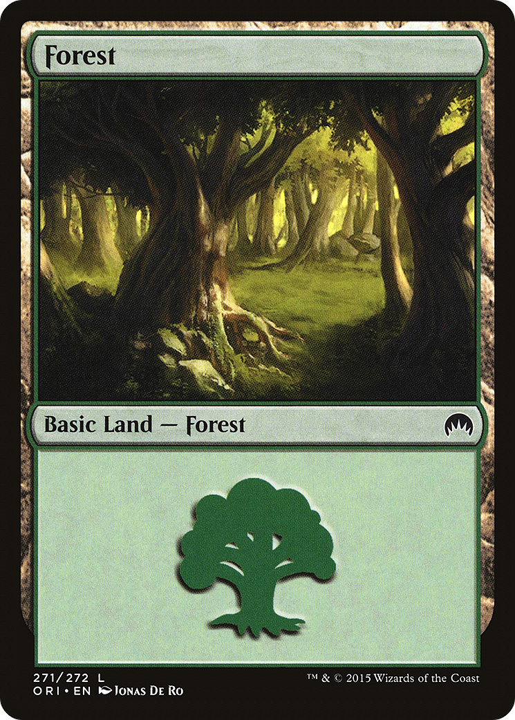 Forest (ORI-271) - Magic Origins Foil - Premium MTG Single from Wizards of the Coast - Just $0.25! Shop now at Game Crave Tournament Store