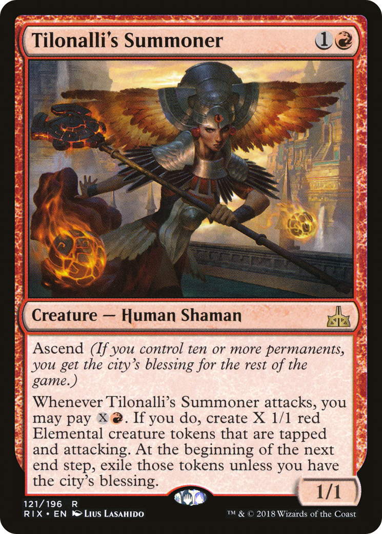 Tilonalli's Summoner (RIX-121) - Rivals of Ixalan Foil - Premium MTG Single from Wizards of the Coast - Just $1.34! Shop now at Game Crave Tournament Store