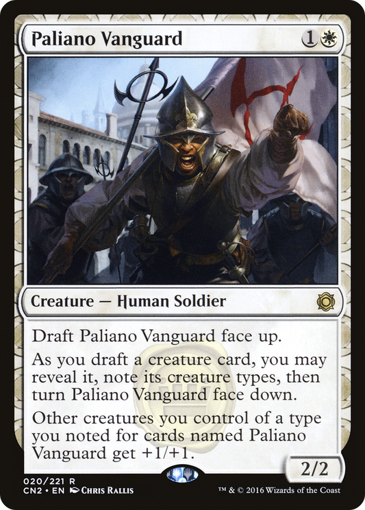 Paliano Vanguard (CN2-020) - Conspiracy: Take the Crown: (draft) - Premium MTG Single from Wizards of the Coast - Just $0.25! Shop now at Game Crave Tournament Store