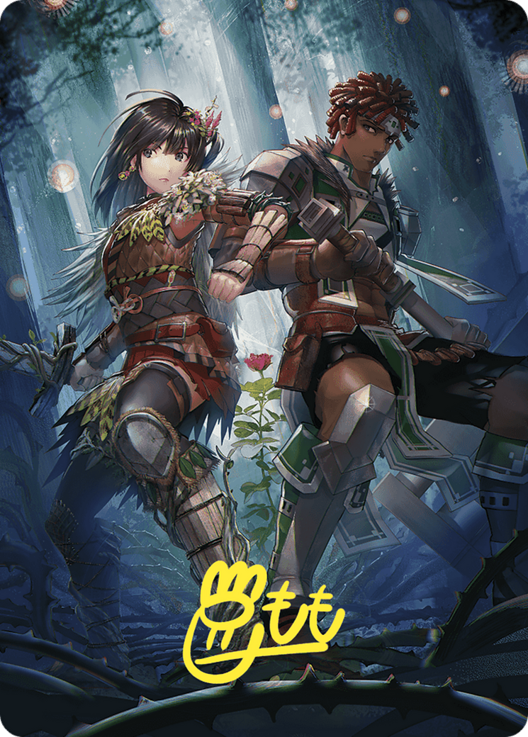 Defense of the Heart // Defense of the Heart (AWOE-081) - Wilds of Eldraine Art Series (Borderless) - Premium MTG Single from Wizards of the Coast - Just $0! Shop now at Game Crave Tournament Store