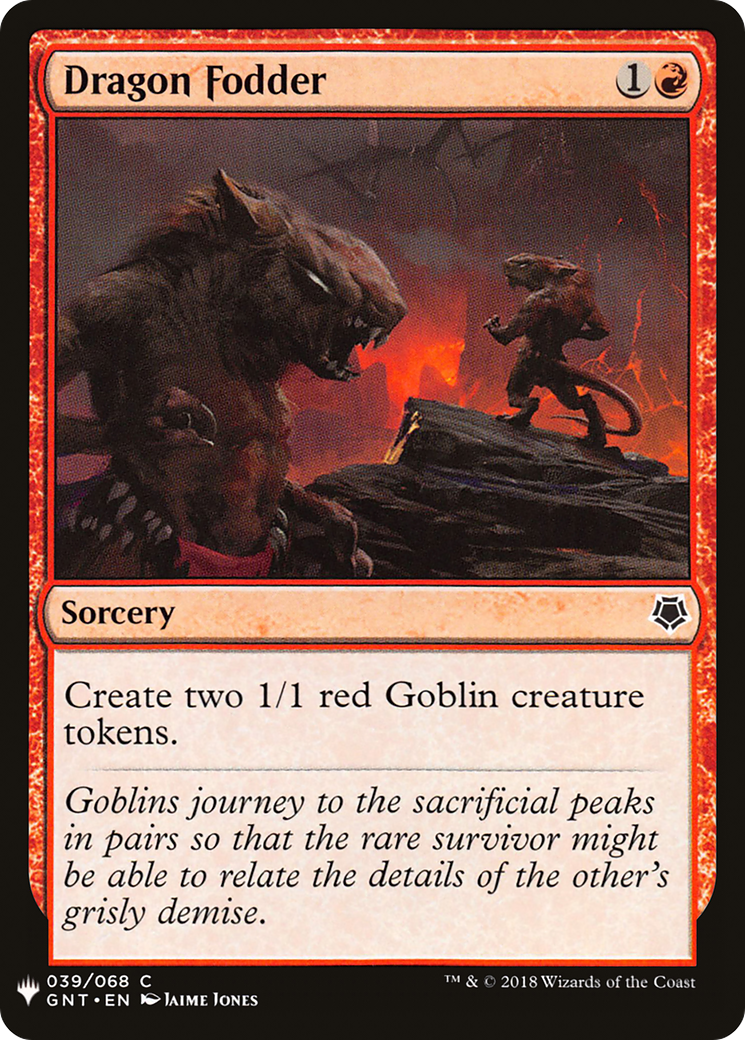 Dragon Fodder (MB1-909) - Mystery Booster - Premium MTG Single from Wizards of the Coast - Just $0.25! Shop now at Game Crave Tournament Store