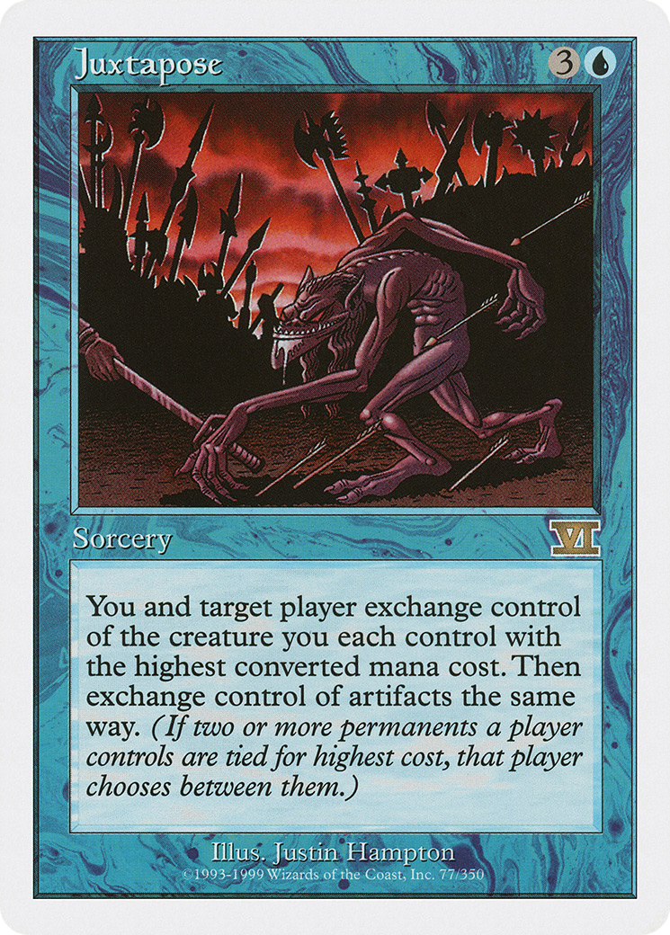 Juxtapose (6ED-077) - Classic Sixth Edition - Premium MTG Single from Wizards of the Coast - Just $0.08! Shop now at Game Crave Tournament Store