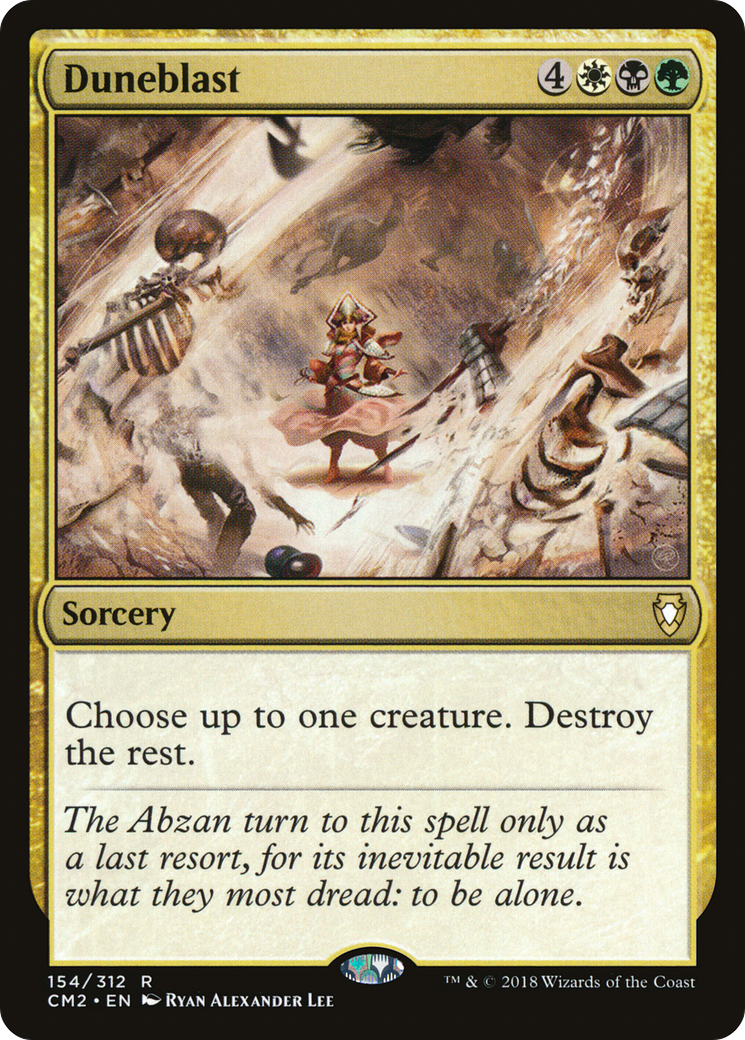 Duneblast (CM2-154) - Commander Anthology Volume II - Premium MTG Single from Wizards of the Coast - Just $0.08! Shop now at Game Crave Tournament Store