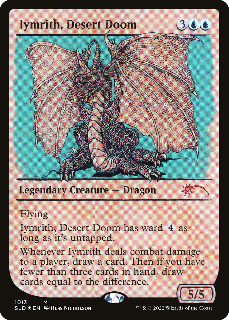 Iymrith, Desert Doom (SLD-1013) - Secret Lair Drop Foil - Premium MTG Single from Wizards of the Coast - Just $6.12! Shop now at Game Crave Tournament Store