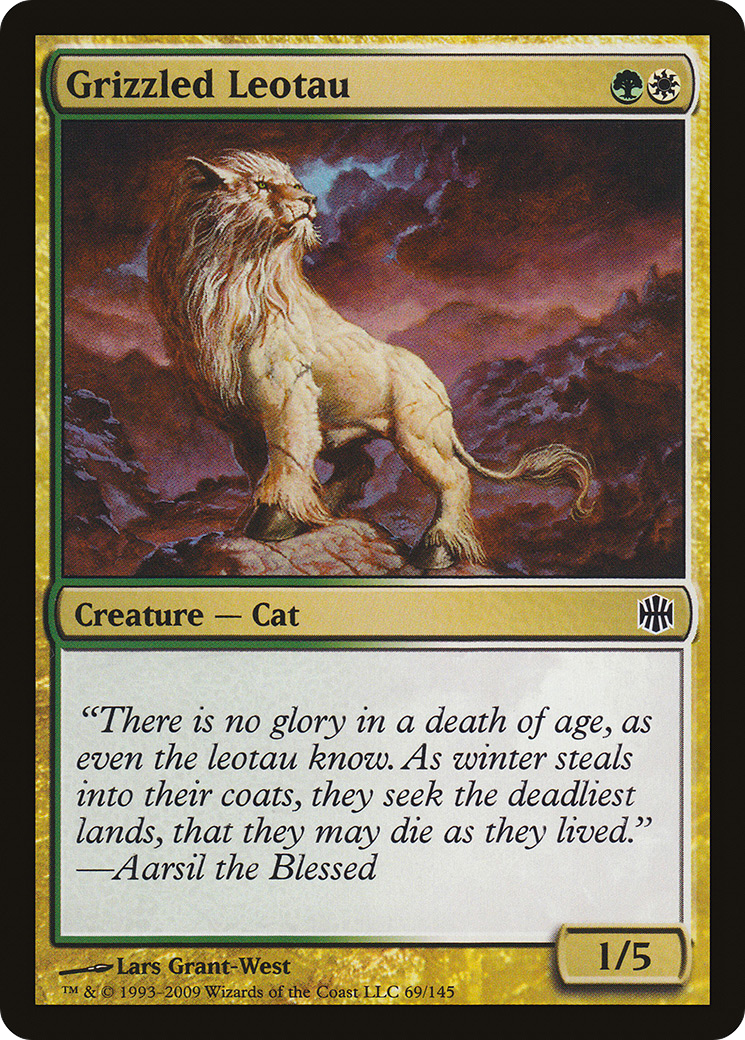 Grizzled Leotau (ARB-069) - Alara Reborn Foil - Premium MTG Single from Wizards of the Coast - Just $0.21! Shop now at Game Crave Tournament Store