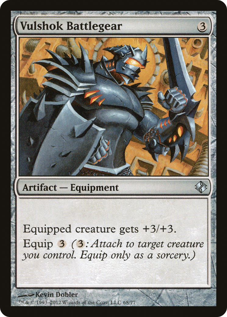 Vulshok Battlegear (DDI-068) - Duel Decks: Venser vs. Koth - Premium MTG Single from Wizards of the Coast - Just $0.25! Shop now at Game Crave Tournament Store