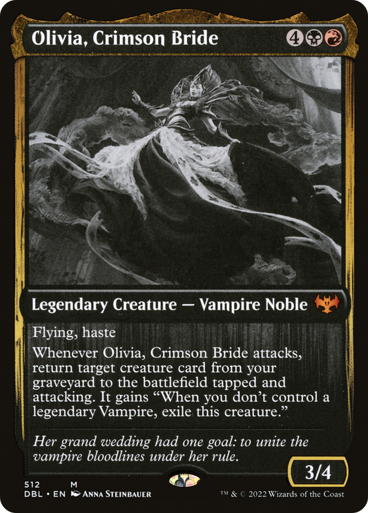 Olivia, Crimson Bride (DBL-512) - Innistrad: Double Feature - Premium MTG Single from Wizards of the Coast - Just $1.77! Shop now at Game Crave Tournament Store