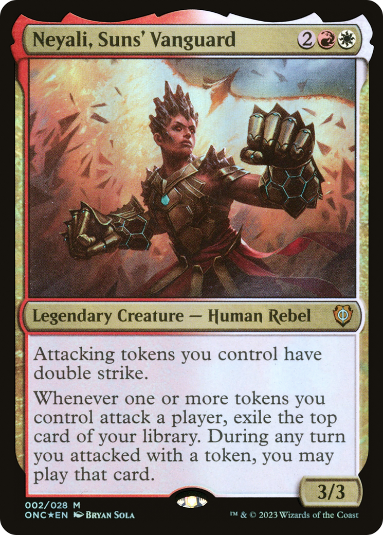 Neyali, Suns' Vanguard (ONC-002) - Phyrexia: All Will Be One Commander - Premium MTG Single from Wizards of the Coast - Just $0.42! Shop now at Game Crave Tournament Store