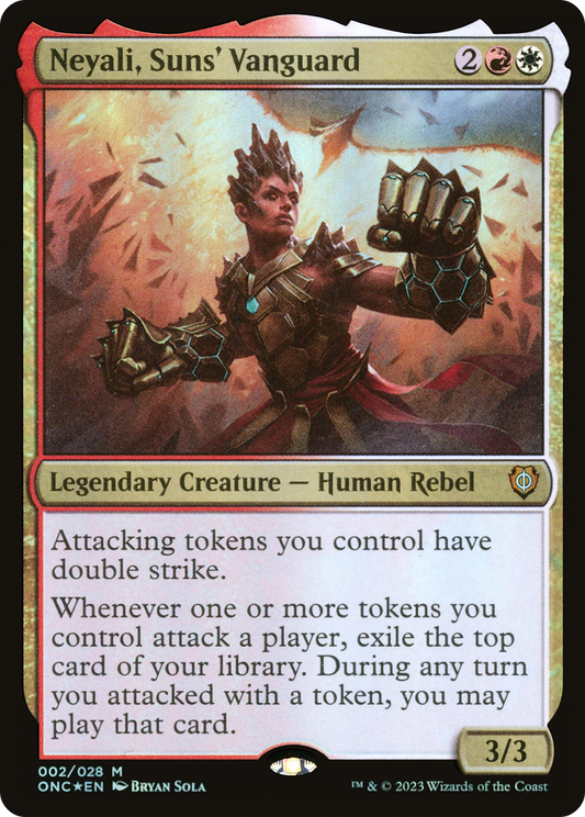 Neyali, Suns' Vanguard (ONC-002) - Phyrexia: All Will Be One Commander - Premium MTG Single from Wizards of the Coast - Just $0.42! Shop now at Game Crave Tournament Store