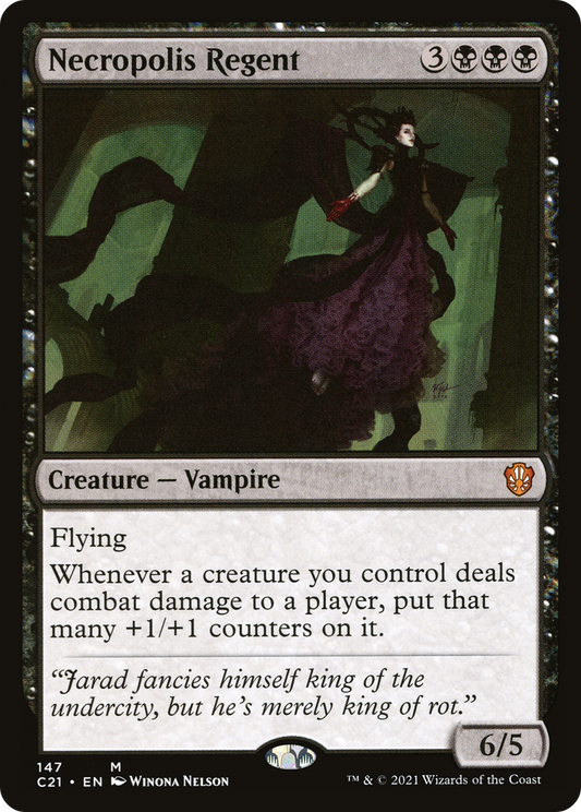 Necropolis Regent (C21-147) - Commander 2021 - Premium MTG Single from Wizards of the Coast - Just $0.42! Shop now at Game Crave Tournament Store