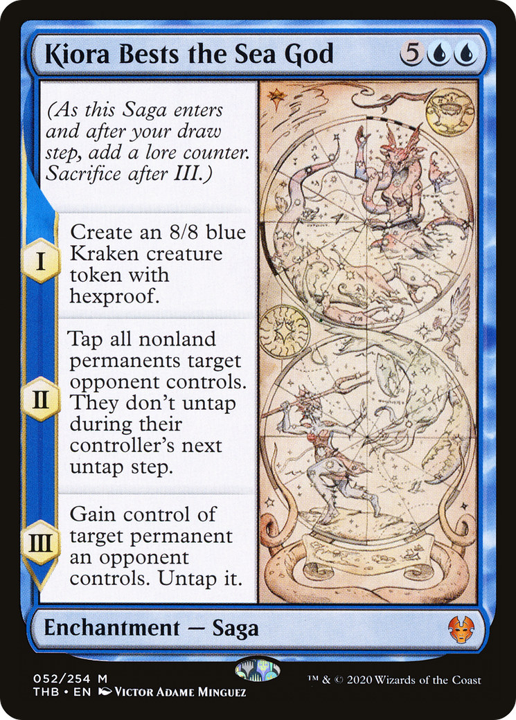 Kiora Bests the Sea God (THB-052) - Theros Beyond Death - Premium MTG Single from Wizards of the Coast - Just $6.54! Shop now at Game Crave Tournament Store