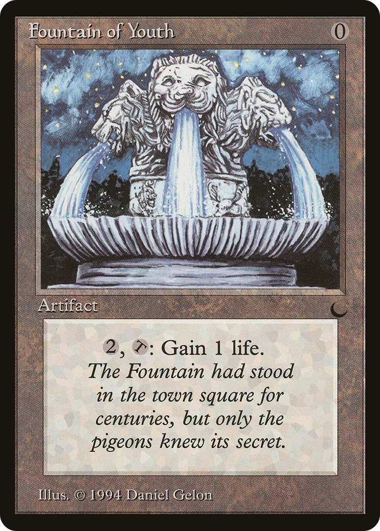 Fountain of Youth (DRK-103) - The Dark - Premium MTG Single from Wizards of the Coast - Just $2.20! Shop now at Game Crave Tournament Store