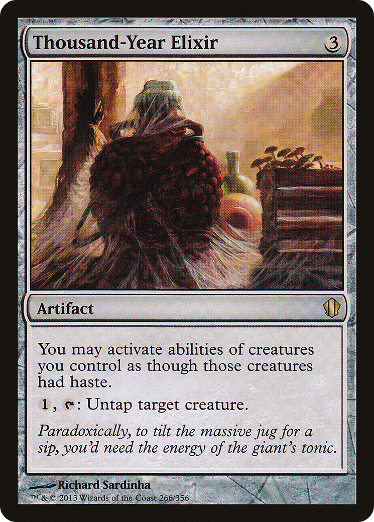 Thousand-Year Elixir (C13-266) - Commander 2013 - Premium MTG Single from Wizards of the Coast - Just $10.96! Shop now at Game Crave Tournament Store