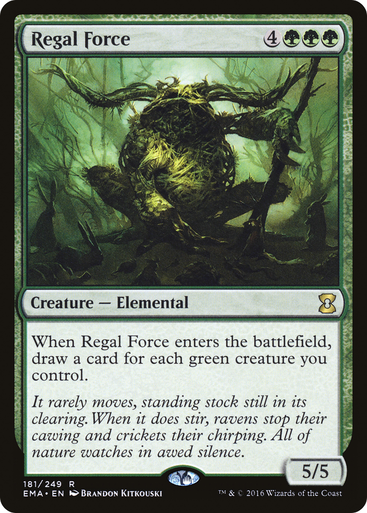 Regal Force (EMA-181) - Eternal Masters - Premium MTG Single from Wizards of the Coast - Just $0.83! Shop now at Game Crave Tournament Store