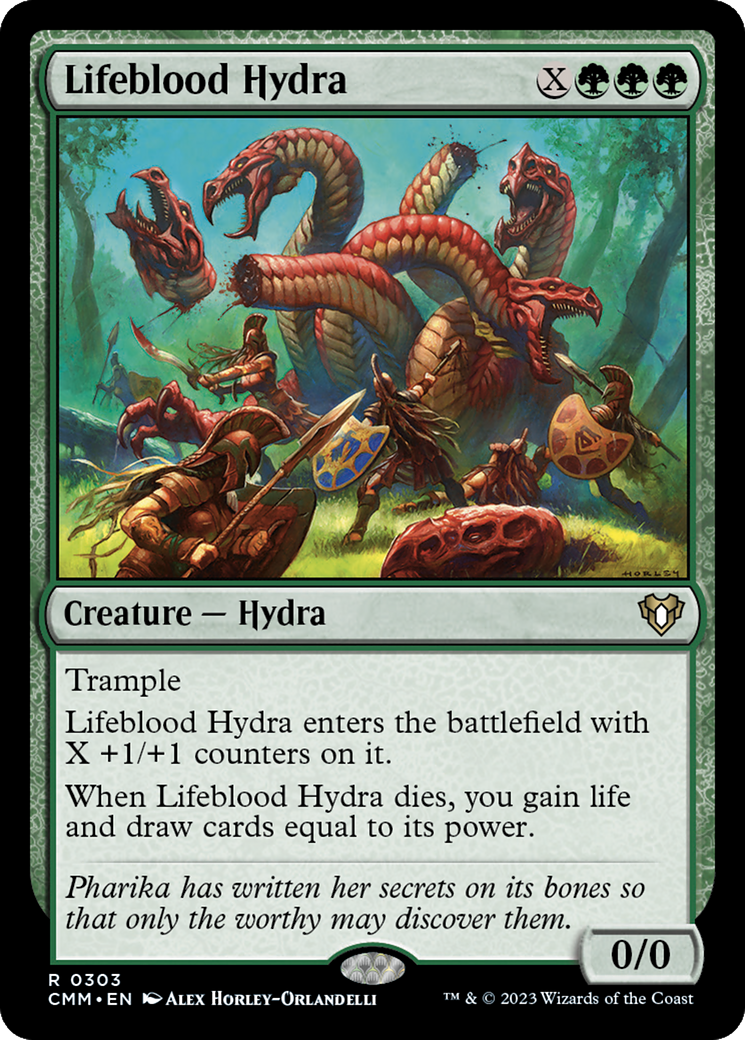 Lifeblood Hydra (CMM-303) - Commander Masters - Premium MTG Single from Wizards of the Coast - Just $0.59! Shop now at Game Crave Tournament Store