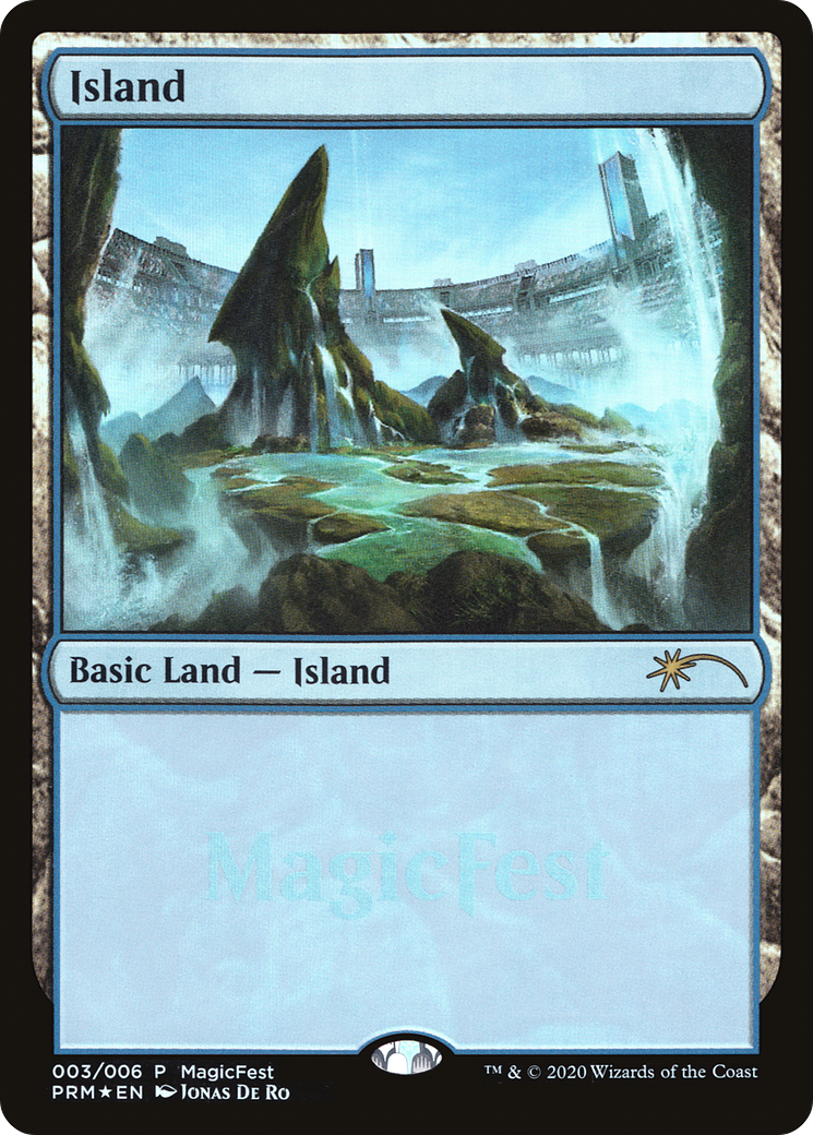 Island (PF20-003) - MagicFest 2020 Foil - Premium MTG Single from Wizards of the Coast - Just $0.39! Shop now at Game Crave Tournament Store