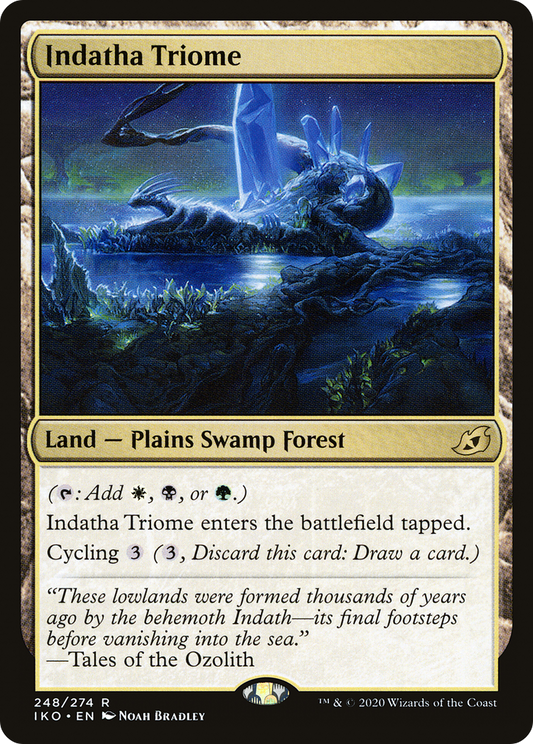 Indatha Triome (IKO-248) - Ikoria: Lair of Behemoths - Premium MTG Single from Wizards of the Coast - Just $3.72! Shop now at Game Crave Tournament Store