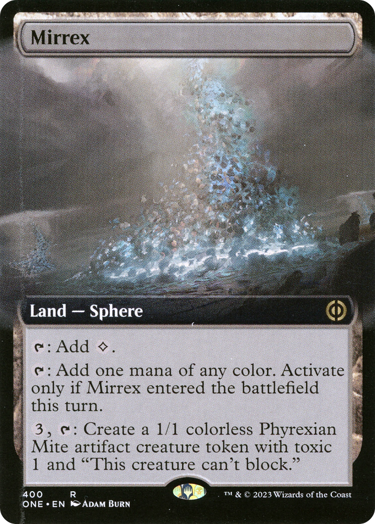 Mirrex (ONE-400) - Phyrexia: All Will Be One: (Extended Art) Foil - Premium MTG Single from Wizards of the Coast - Just $1.82! Shop now at Game Crave Tournament Store