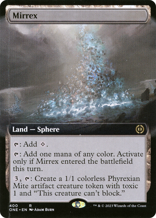 Mirrex (ONE-400) - Phyrexia: All Will Be One: (Extended Art) Foil - Premium MTG Single from Wizards of the Coast - Just $1.82! Shop now at Game Crave Tournament Store
