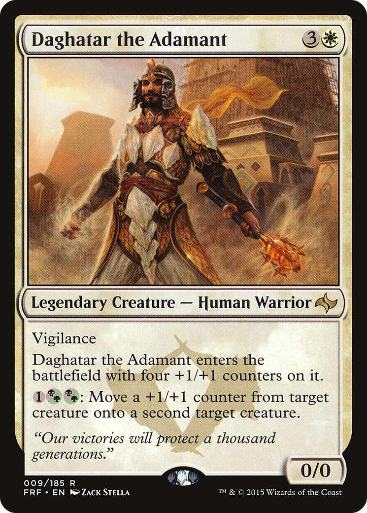 Daghatar the Adamant (FRF-009) - Fate Reforged - Premium MTG Single from Wizards of the Coast - Just $0.08! Shop now at Game Crave Tournament Store