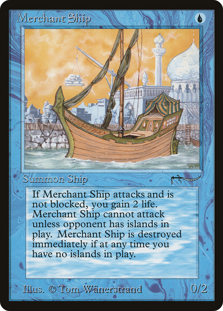 Merchant Ship (ARN-017) - Arabian Nights - Premium MTG Single from Wizards of the Coast - Just $10.93! Shop now at Game Crave Tournament Store