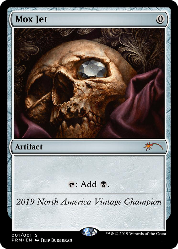 Mox Jet (OVNT-2019NA) - Vintage Championship - Premium MTG Single from Wizards of the Coast - Just $0! Shop now at Game Crave Tournament Store