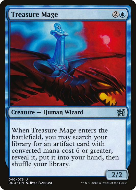Treasure Mage (DDU-040) - Duel Decks: Elves vs. Inventors - Premium MTG Single from Wizards of the Coast - Just $0.08! Shop now at Game Crave Tournament Store