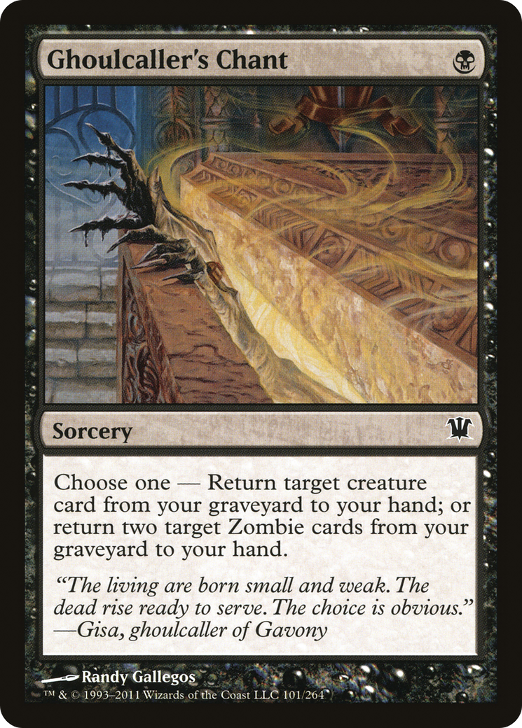 Ghoulcaller's Chant (ISD-101) - Innistrad Foil - Premium MTG Single from Wizards of the Coast - Just $1! Shop now at Game Crave Tournament Store