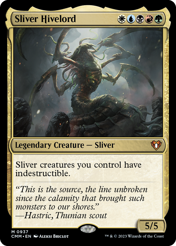 Sliver Hivelord (CMM-937) - Commander Masters - Premium MTG Single from Wizards of the Coast - Just $4.66! Shop now at Game Crave Tournament Store