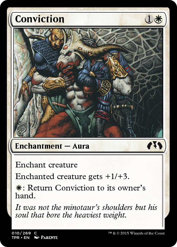 Conviction (TPR-010) - Tempest Remastered Foil - Premium MTG Single from Wizards of the Coast - Just $0! Shop now at Game Crave Tournament Store