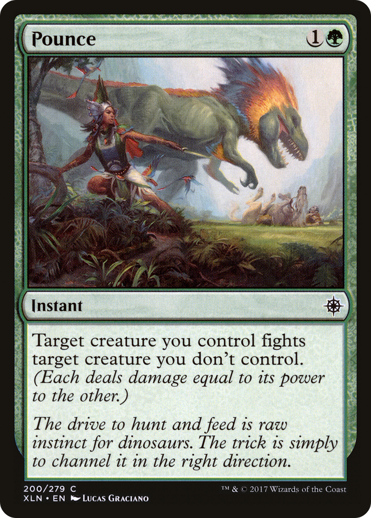 Pounce (XLN-200) - Ixalan - Premium MTG Single from Wizards of the Coast - Just $0.25! Shop now at Game Crave Tournament Store