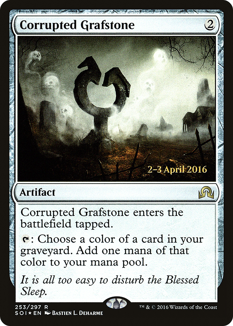 Corrupted Grafstone (PSOI-253S) - Shadows over Innistrad Promos Foil - Premium MTG Single from Wizards of the Coast - Just $0.25! Shop now at Game Crave Tournament Store