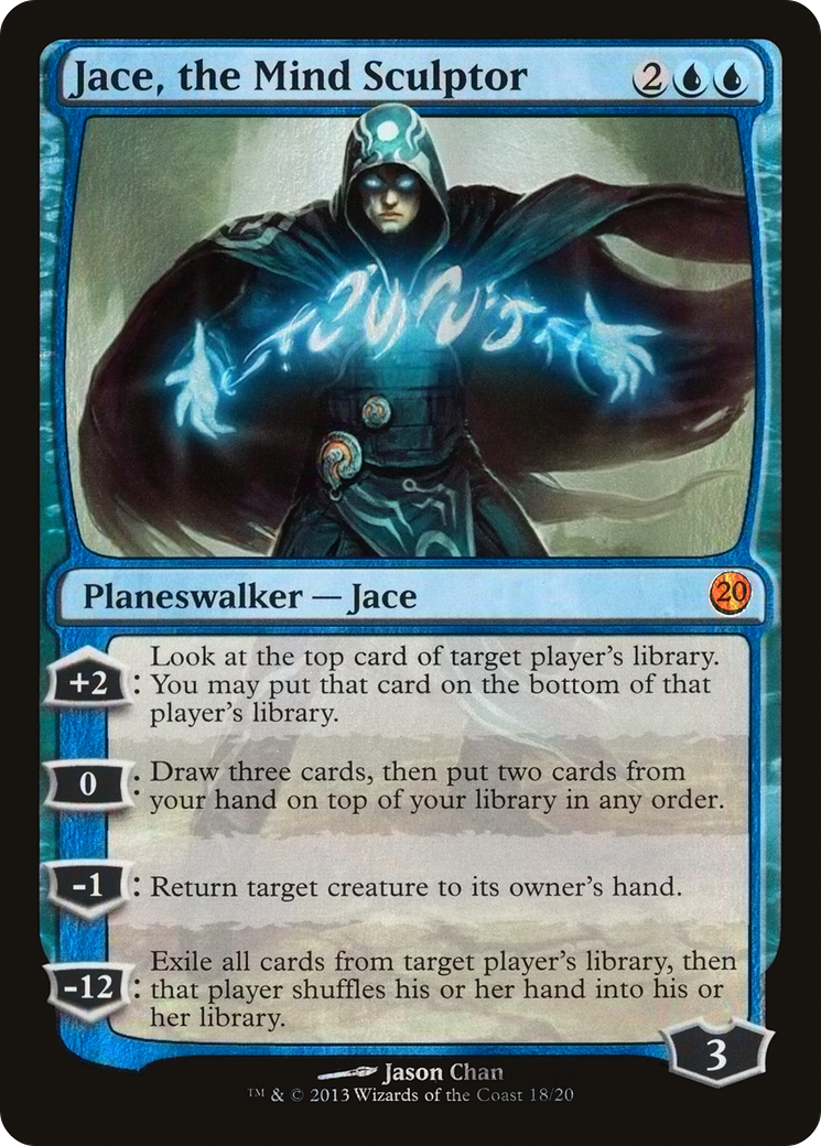 Jace, the Mind Sculptor (V13-018) - From the Vault: Twenty Foil - Premium MTG Single from Wizards of the Coast - Just $14.78! Shop now at Game Crave Tournament Store